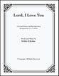 Lord, I Love You Three-Part Mixed choral sheet music cover
